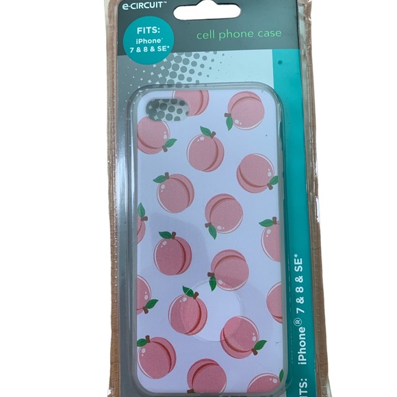 E-Circuit Cell Phone case for iPhone 7, 8 and SE NTW Peaches - Picture 3 of 4